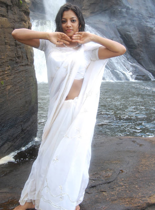Keerthi Chawla In White Saree HQ Pics N Galleries